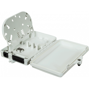 6-fiber wall-mounted distribution box, outdoor, IP65